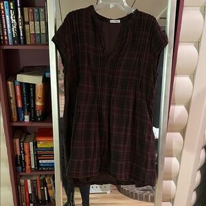 Elegant Plaid Mini Dress